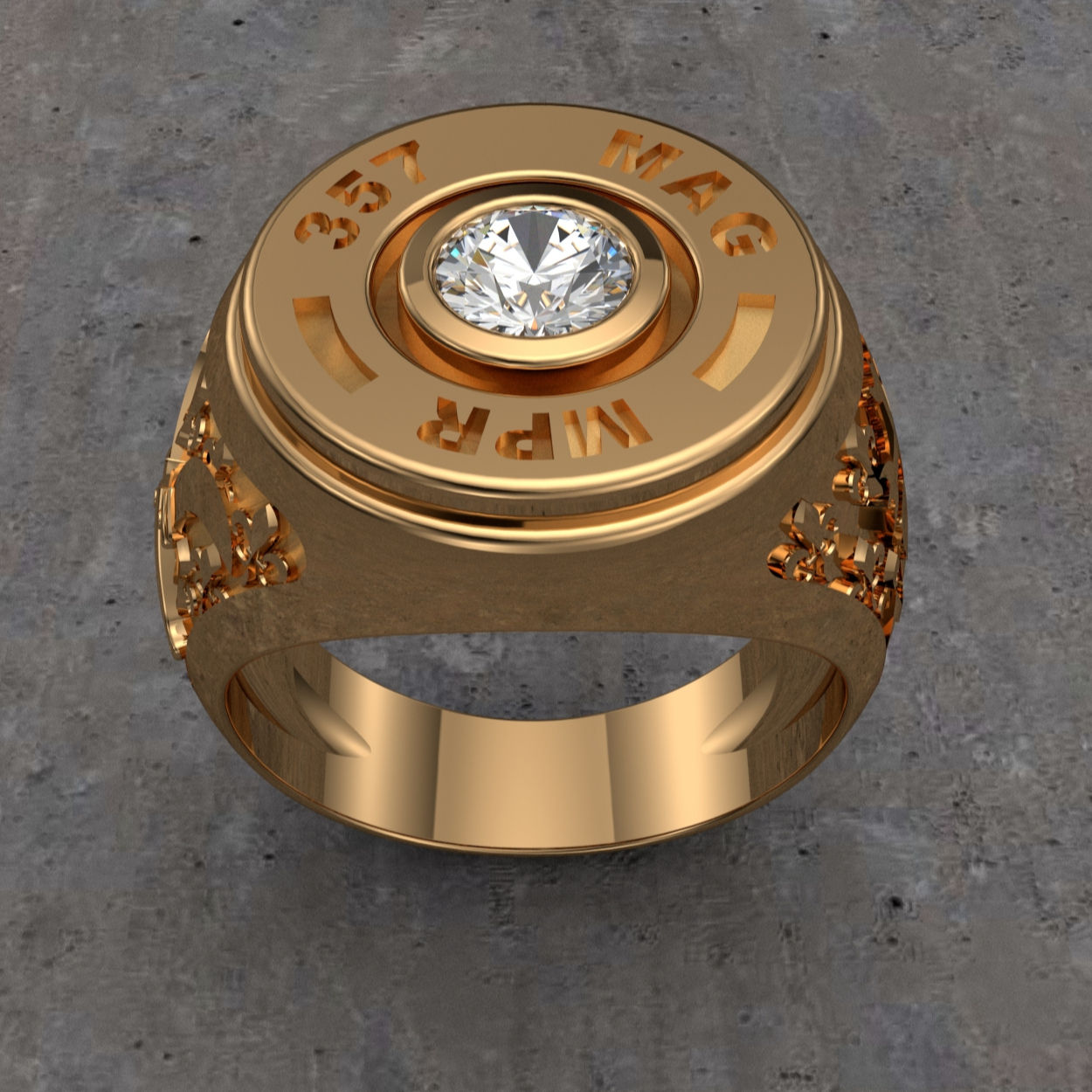 Chevalière "Balle 357 MAG"