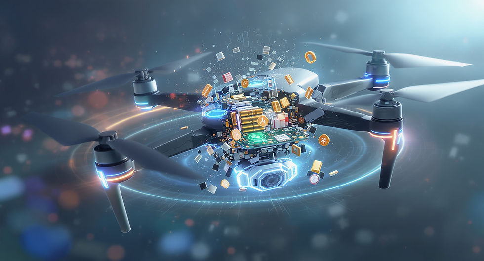 drone on operating table