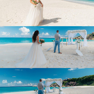 Collage on the beach