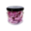 Freeze Dried Edible Light Pink Rose Petals in jar with lid