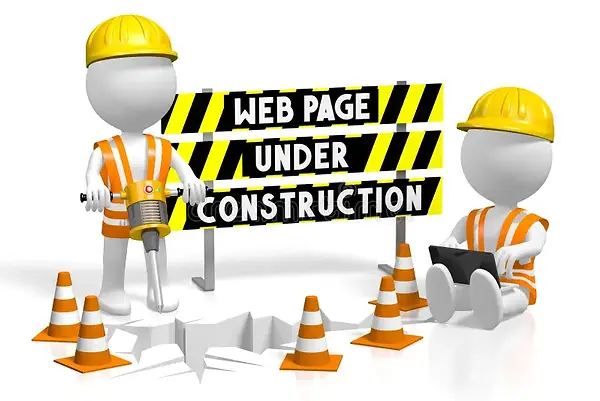 d-webpage-under-construction-concept-d-cartoon-characters-workers-wearing-vests-helmets-ho
