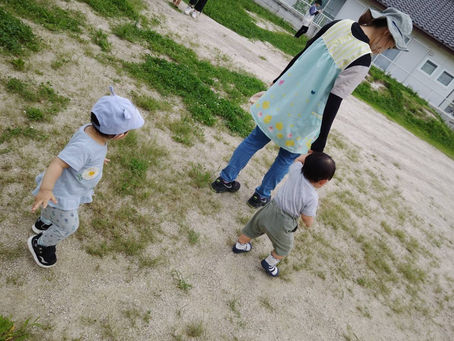 初めてのお散歩♫