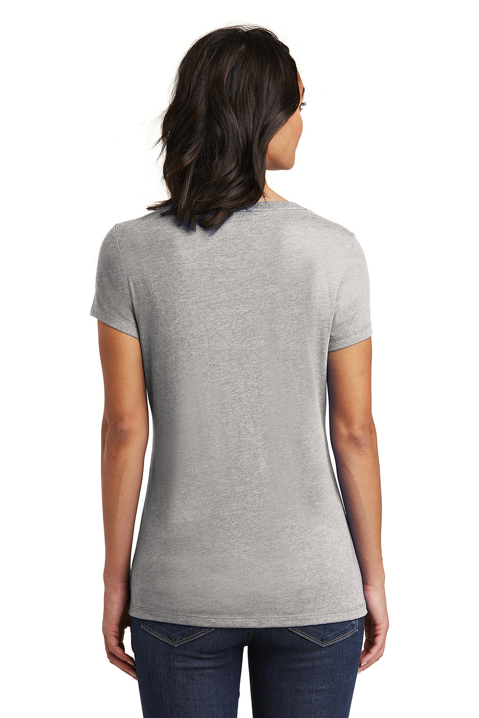Thumbnail: Flavors Detroit™ Women’s Tee V-Neck (Gray)