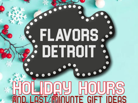 Holiday Hours and Last Minute Gift Ideas