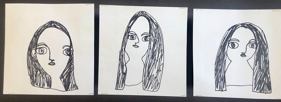 Contour Line Portraits