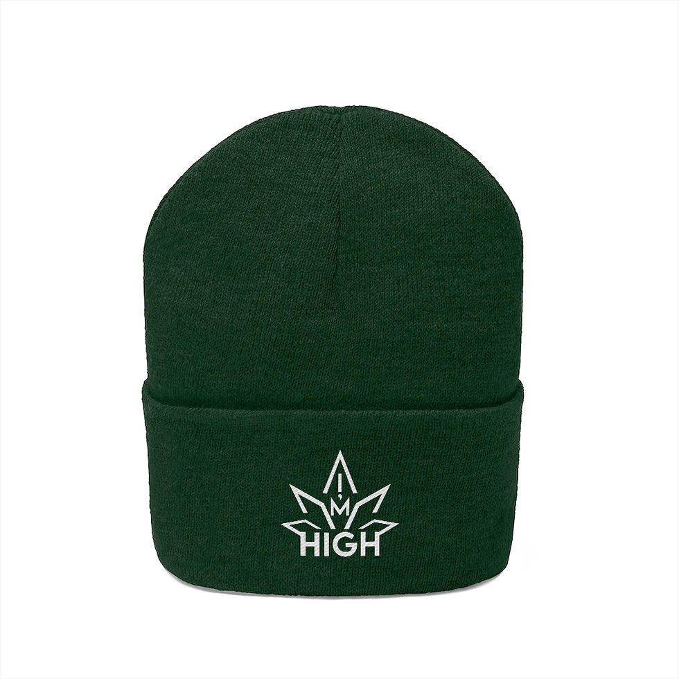 Thumbnail: I'm High Knit Beanie