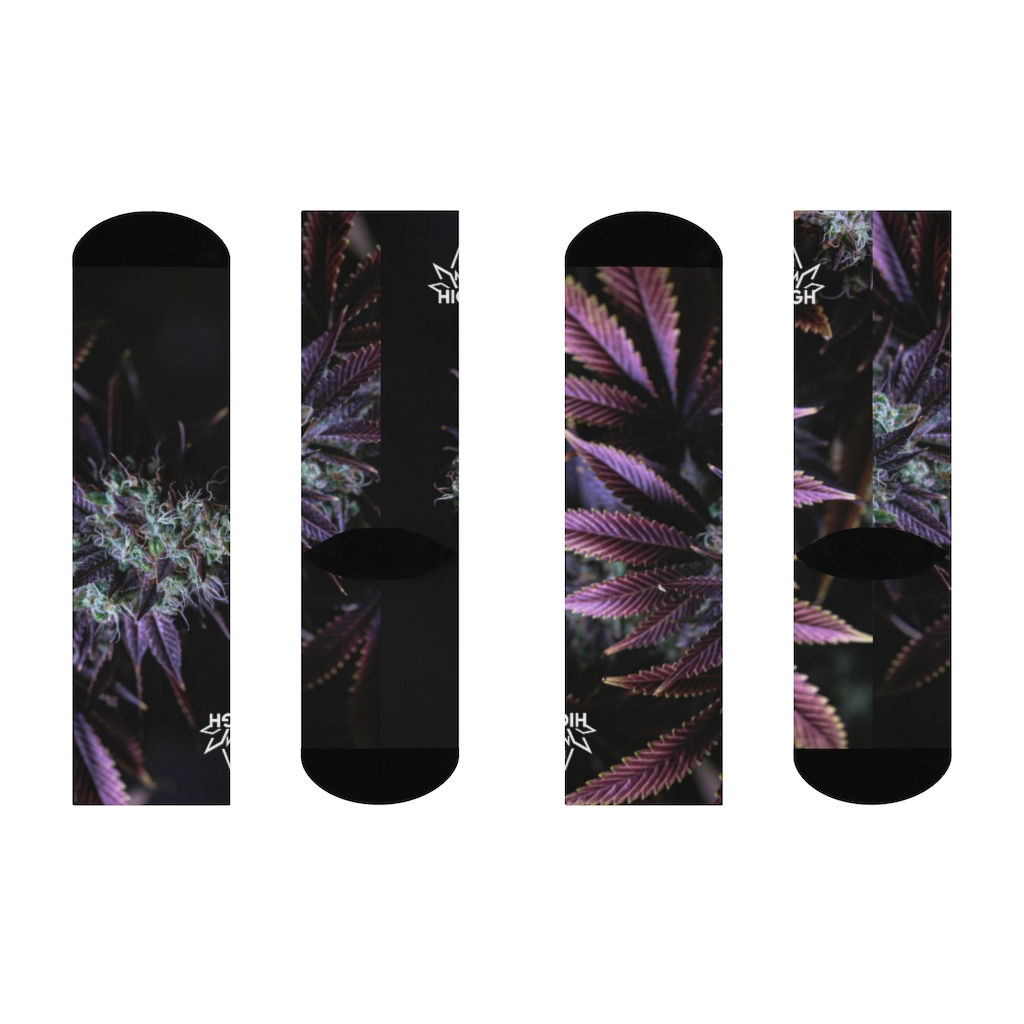 Purp Crew Socks