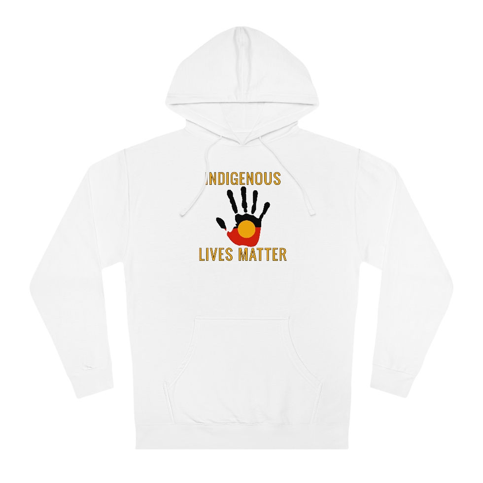 Thumbnail: Indigenous Lives Matter Hooded Sweatshirt
