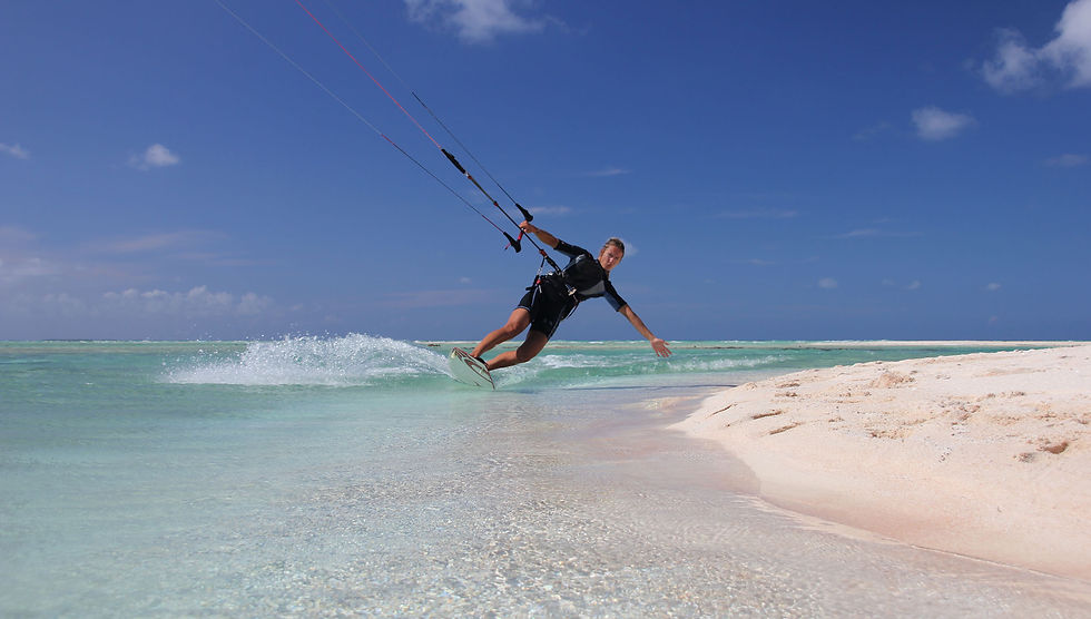 Kitesurf the uncrowded Bora Bora lagoon: steady trade winds, flat water, best months and spots. Lessons run by our partner kite school on the island.