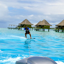 Wakeboard the flat turquoise water of the Bora Bora lagoon. Certified instructors, all levels, private boat for up to 6 people. Book direct and save.