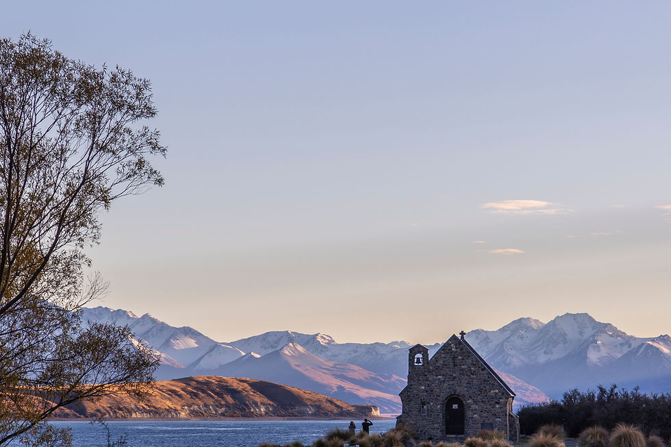 Lake Tekapo and the Church of the Good Shepherd