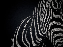 『般若心経縞馬』