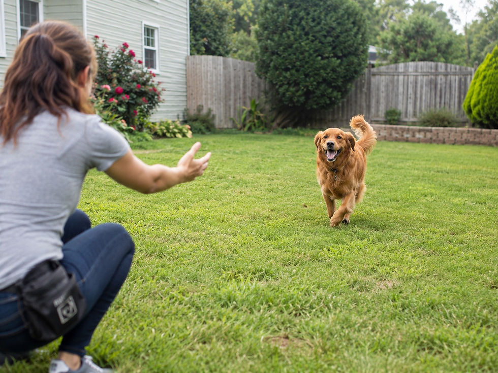 A dog training with San Diego Dog Training