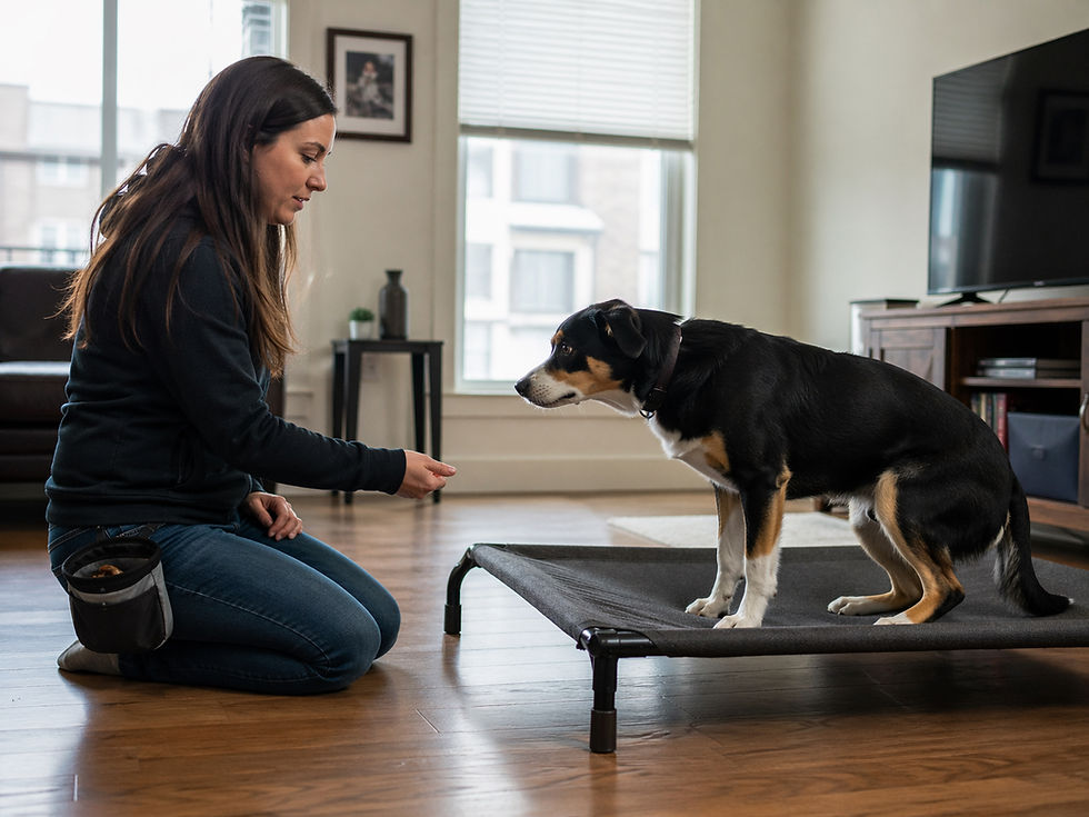 A dog training with San Diego Dog Training