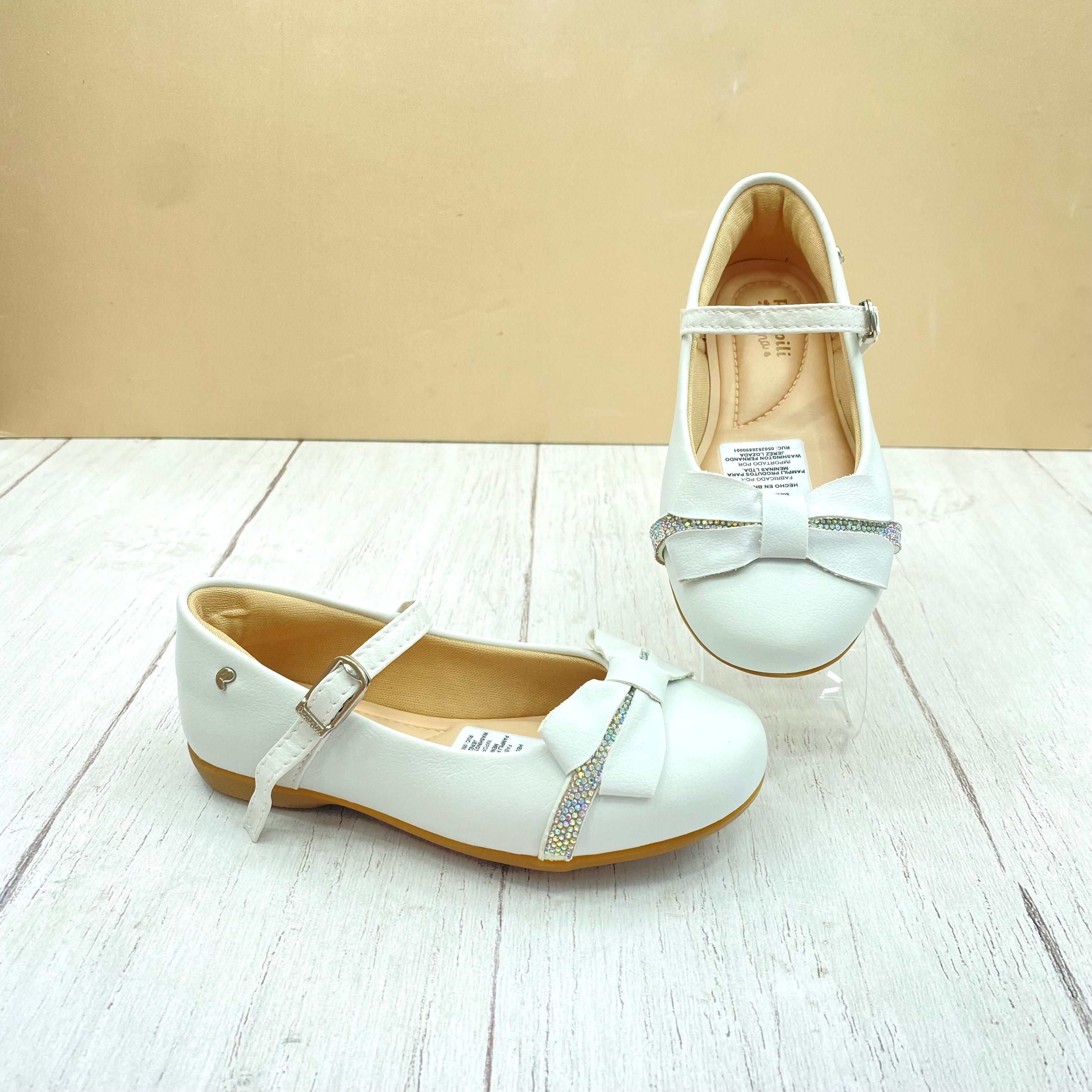 BALERINA INFANTIL DE NIÑA LAZO TIRA BRILLANTE