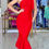 Miniatura: VESTIDO ESTILO SIRENA CON MOÑO EN EL HOMBRO BANDAGE