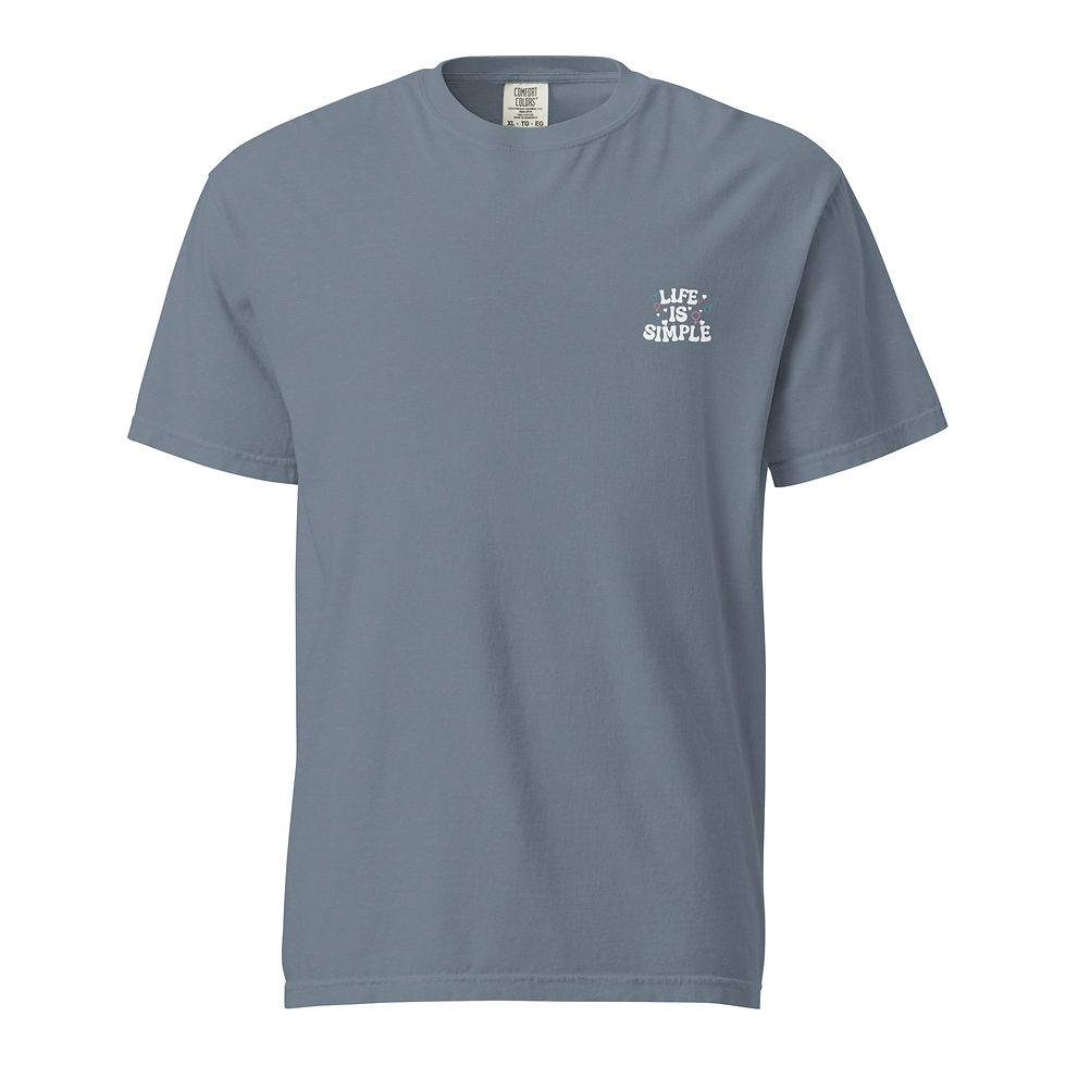 Thumbnail: Life is Simple heavyweight tee