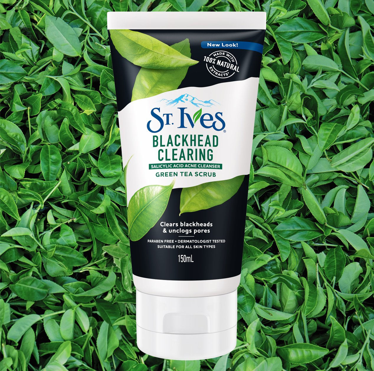 ST. IVES BLACKHEAD CLEARING GREEN TEA SCRUB (170g)