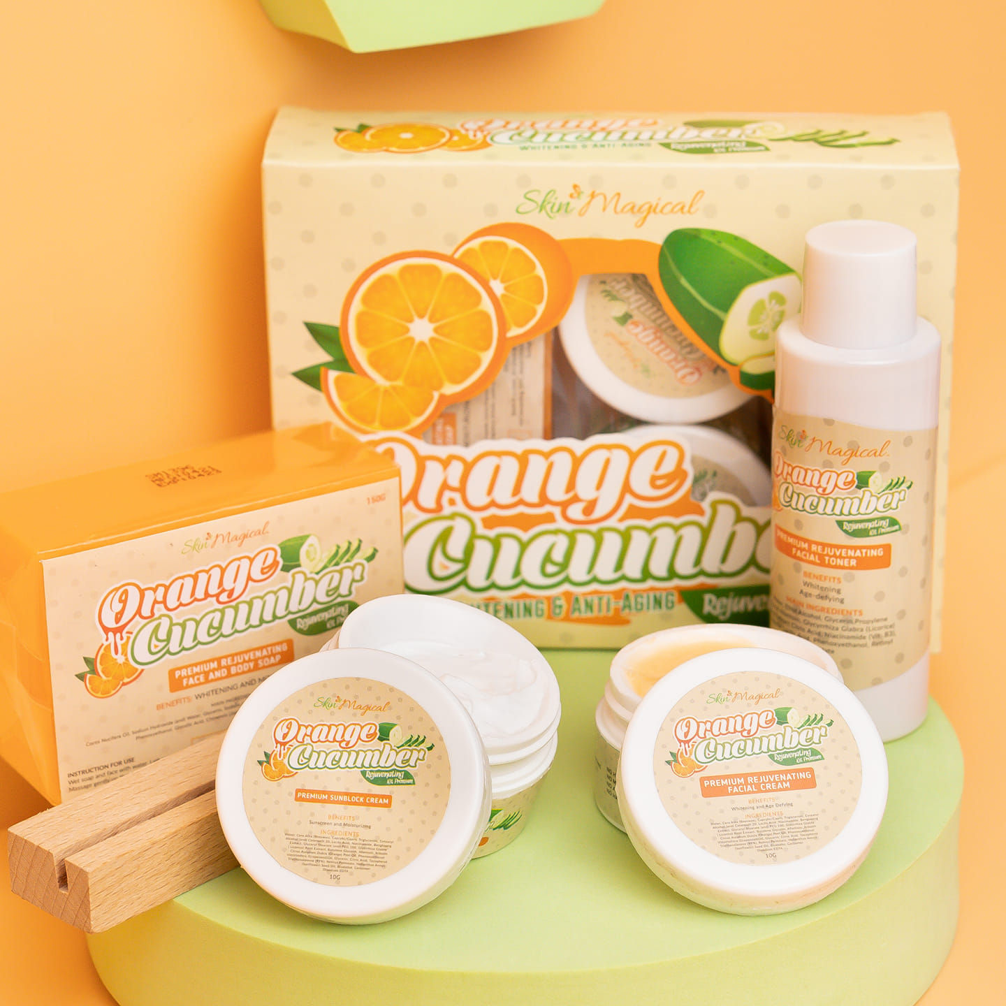 SKIN MAGICAL ORANGE CUCUMBER REJUVENATING SET