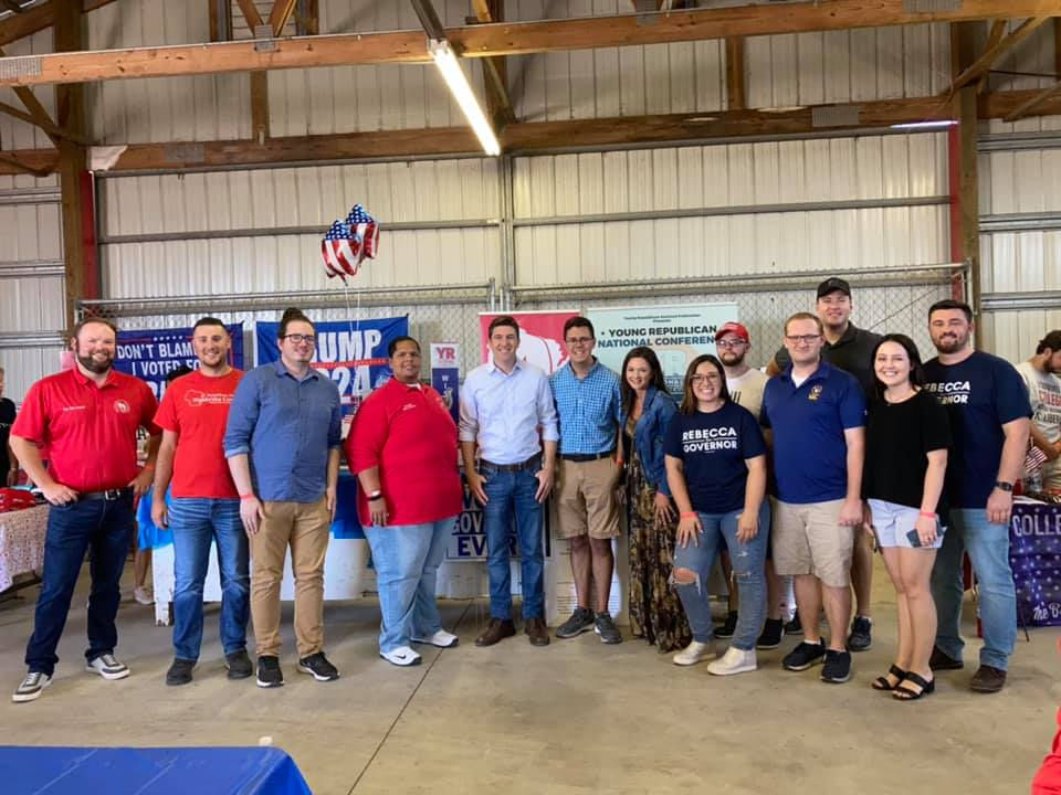 Rep. Nik Rettinger with other YR Electeds & Volunteers