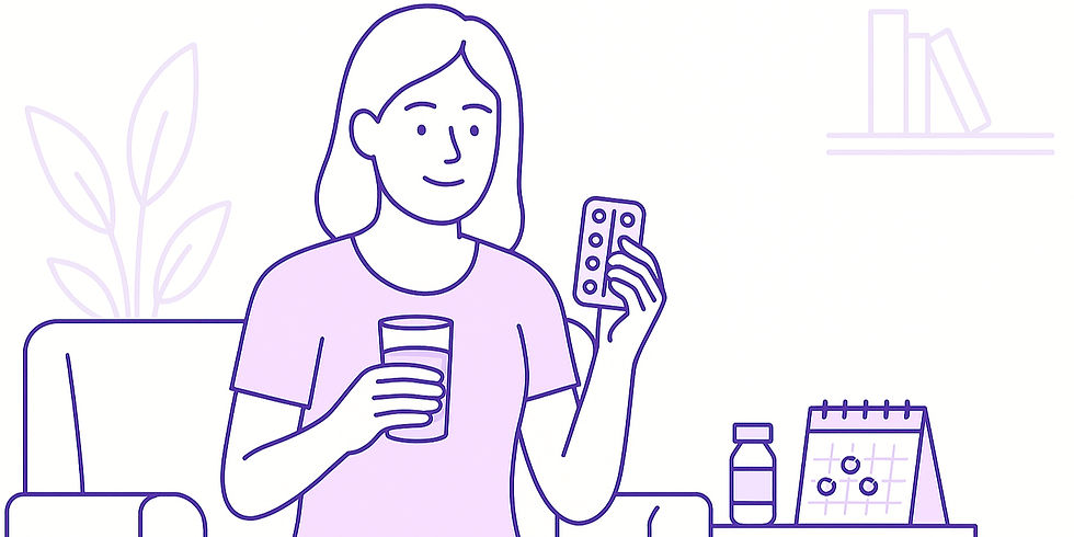 Doctor explaining ovulation induction protocols and medicines during consultation