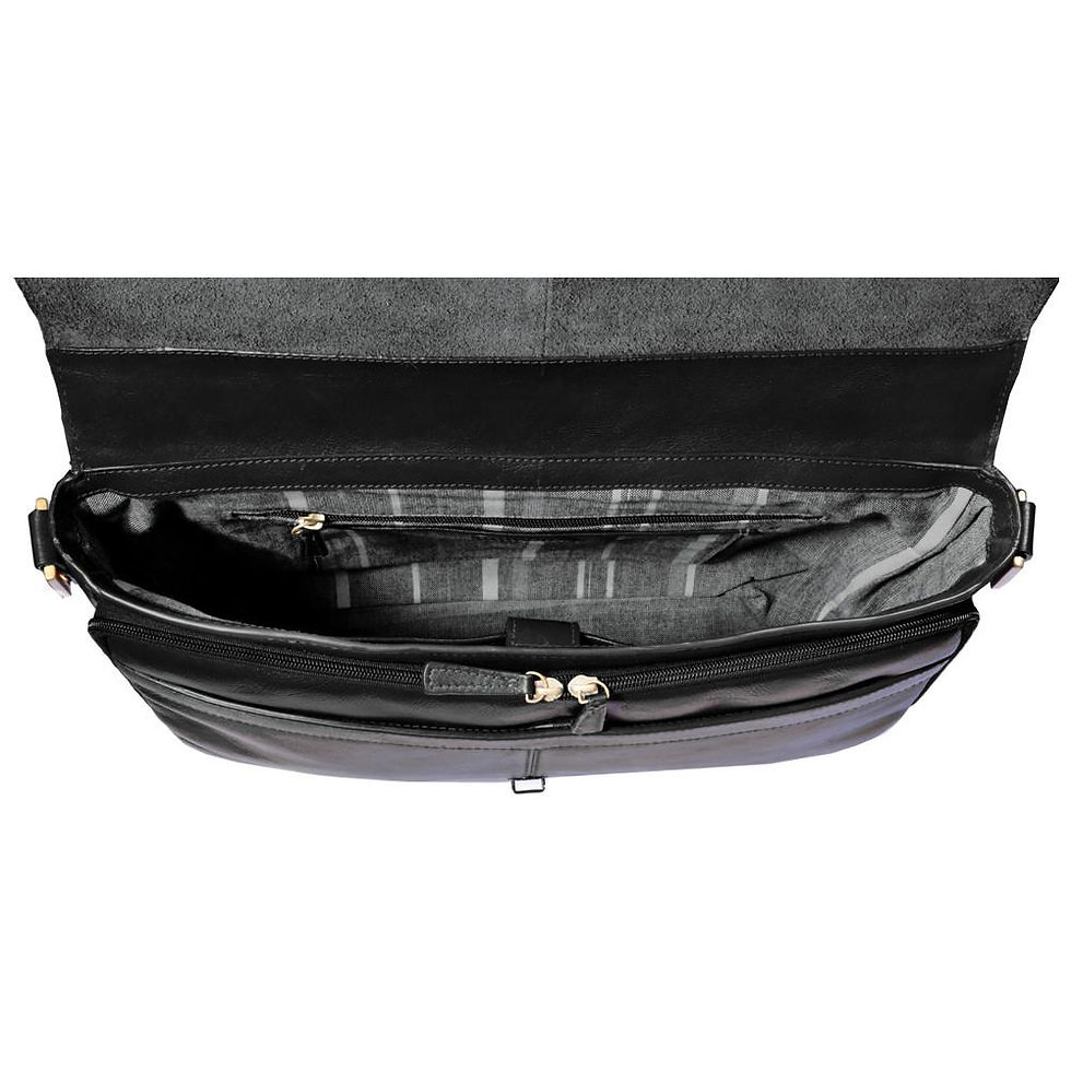 Thumbnail: Charles 15" Laptop Compatible Leather Briefcase