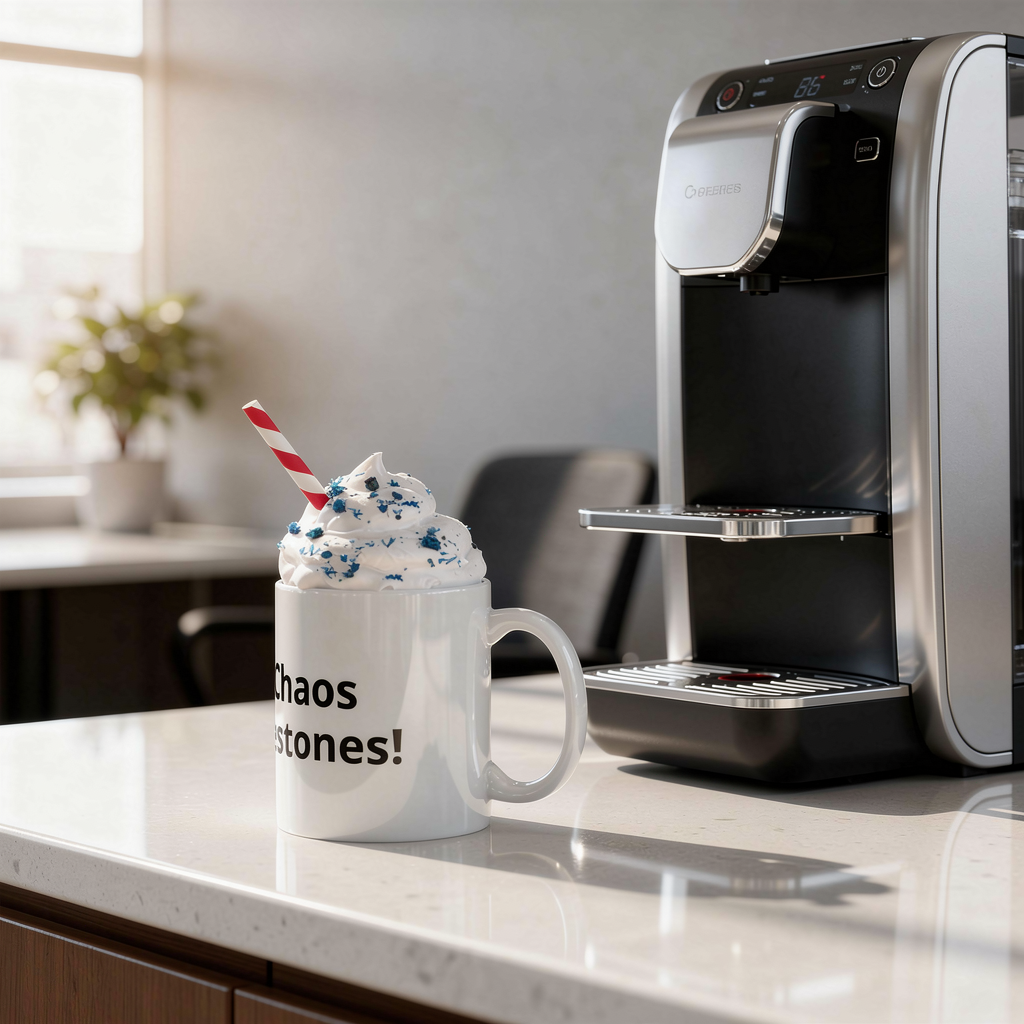 White glossy gift mugs for Project Managers 