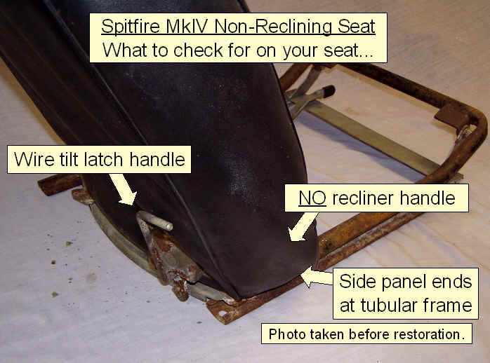Thumbnail: 100-003 Complete Seat Restoration Kit - Non Recline - Spitfire