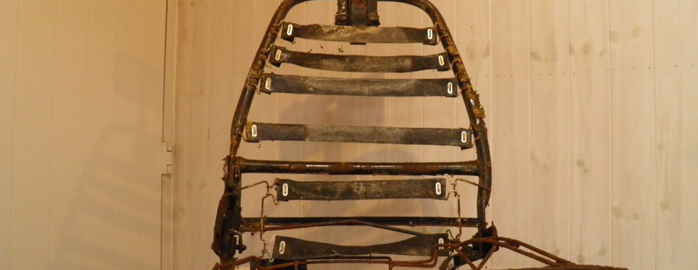 Spitfire recliner headrest right hand seat frame