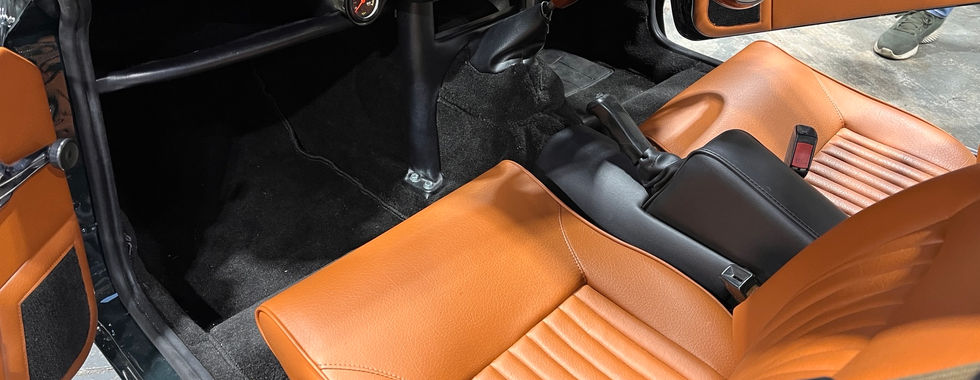 Triumph Spitfire tan interior restored