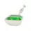 Thumbnail: Englow Visky Sitta Peridot White Gold: Stilvolle Whiskey-Rührer / Stirrer mit 6mm runden Edelstein