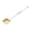 Thumbnail: Englow Visky Sitta Whiskey Quartz White Gold: Stilvolle Whiskey-Rührer / Stirrer mit 6mm runden Edelstein