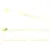 Thumbnail: Englow Coctail Sitta Golden Citrine Yellow Gold: Stilvolle Cocktail-Rührer / Stirrer mit 6mm runden Edelstein
