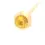 Miniaturbild: Englow Coctail Saba Yellow Tourmaline Yellow Gold: Stilvolle Cocktail-Rührer / Stirrer mit 6mm runden Edelstein