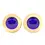 Miniaturbild: Englow Thanh – Edle, exquisite, Chopsticks / Essstäbchen in Sterlingsilber und 18K Gold mit Tanzanite