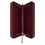 Thumbnail: Aura Continental Wallet - Burgundy, Yellow Gold with Diamond
