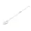Thumbnail: Englow Coctail Sitta Swiss Blue Topaz White Gold: Stilvolle Cocktail-Rührer / Stirrer mit 6mm runden Edelstein
