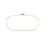 Thumbnail: Englow Sands Art-Déco – White Gold with Champagne Zircon – exquisite Serviettenringe, Napkin Rings