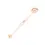 Thumbnail: Englow Visky Sitta Champagne Topaz Rose Gold: Stilvolle Whiskey-Rührer / Stirrer mit 6mm runden Edelstein