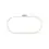 Thumbnail: Englow Sands Art-Déco – White Gold with White Zircon – exquisite Serviettenringe, Napkin Rings