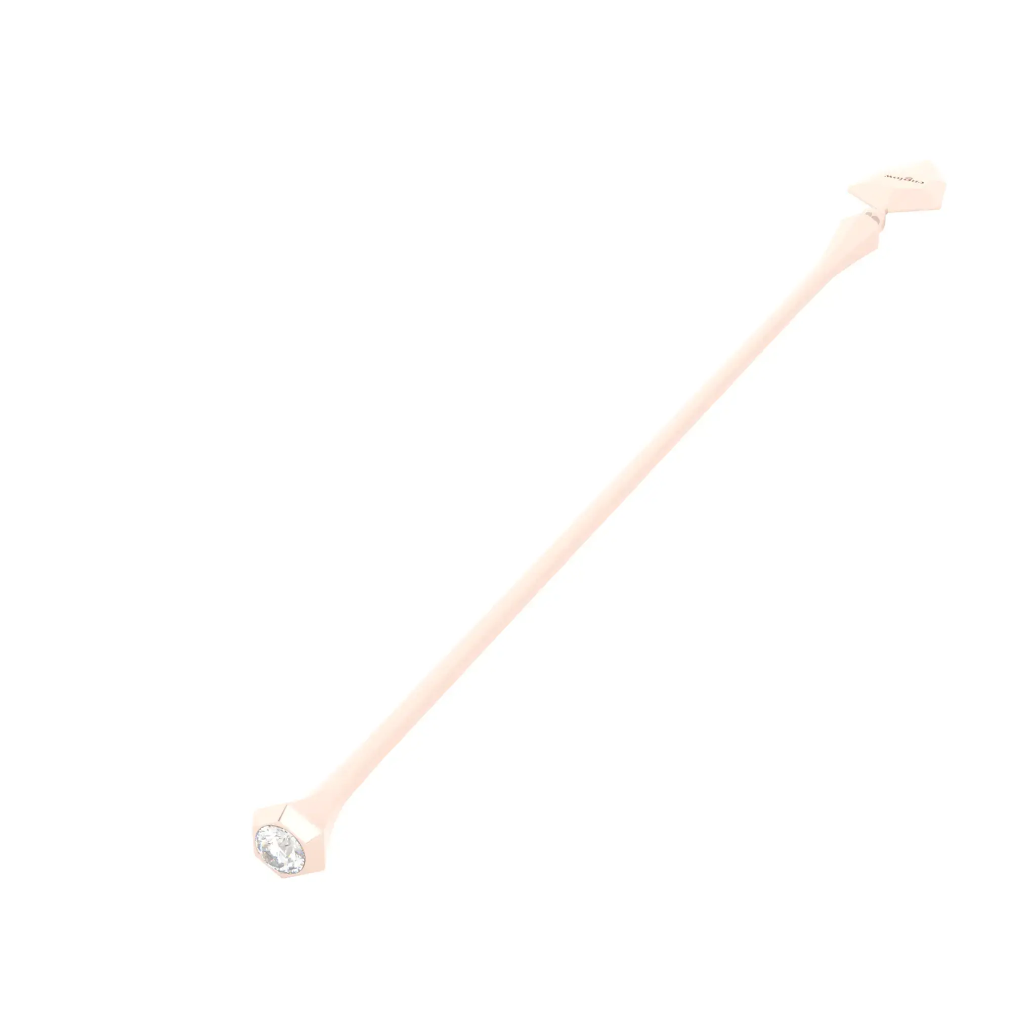 Englow Coctel Saba Diamond Rose Gold: Stilvolle Cocktailrührer mit 6mm runden Diamanten.