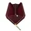 Thumbnail: Aura Continental Wallet - Burgundy, Yellow Gold with Peridot