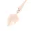 Thumbnail: Englow Coctail Saba Champagne Topaz Rose Gold: Stilvolle Cocktail-Rührer / Stirrer mit 6mm runden Champagne Topaz