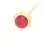 Miniaturbild: Englow Coctail Saba Ruby Yellow Gold: Stilvolle Cocktail-Rührer / Stirrer mit 6mm runden Edelstein