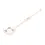 Thumbnail: Englow Visky Sitta White Zircon Rose Gold: Stilvolle Whiskey-Rührer / Stirrer mit 6mm runden Edelstein