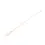 Miniaturbild: Englow Coctail Saba Red Garnet Rose Gold: Stilvolle Cocktail-Rührer / Stirrer mit 6mm runden Edelstein