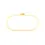 Thumbnail: Englow Sands Art-Déco – Yellow Gold with Peach Tourmaline – exquisite Serviettenringe, Napkin Rings