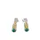 Thumbnail: HUPPU Hoodie Add-on cordends - Yellow Gold with Sky Blue Topaz