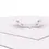 Thumbnail: Englow Vlinder Napkin - Leinen-Serviette Papillon, Sterlingsilber, White Gold mit Diamond