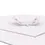 Miniaturbild: Englow Vlinder Napkin - Leinen-Serviette Papillon, Sterlingsilber, White Gold mit White Quartz